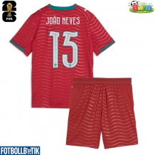 Portugal Joao Neves #15 Hemmatröja Barn VM 2026 Kortärmad (+ Korta byxor)